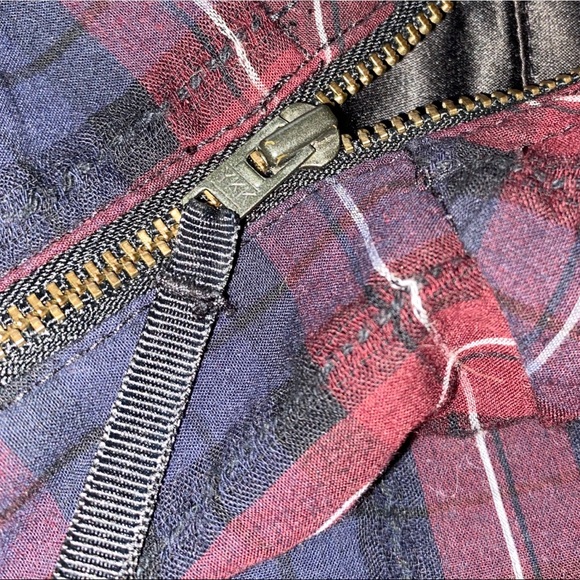 Guess Strapless Casual Plaid Cocktail Dress - Picture 15 of 15